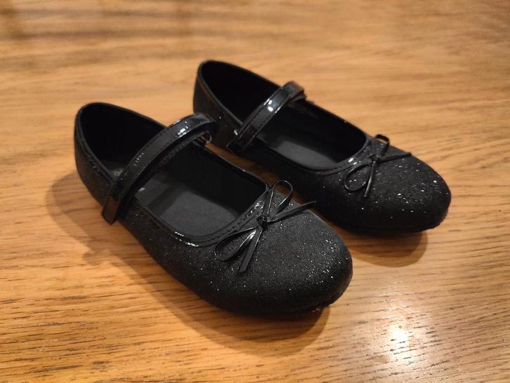 Ballerina schoenen zwart met glitters maat 34, Kinderen en Baby's, Kinderkleding | Schoenen en Sokken, Zo goed als nieuw, Schoenen