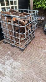 1kuub droge azobe hardhout, stookhout,droog, Tuin en Terras, Haardhout, Minder dan 3 m³, Ophalen, Overige houtsoorten, Blokken