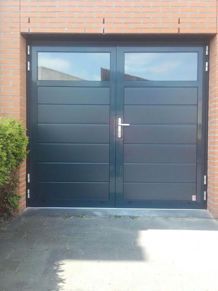 Geïsoleerde Openslaande garagedeuren, Doe-het-zelf en Verbouw, Deuren en Horren, Nieuw, Garagedeur, 215 cm of meer, 120 cm of meer