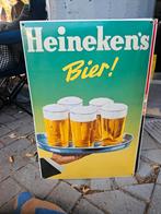 Heineken Emaille Reclamebord Vintage, Verzamelen, Merken en Reclamevoorwerpen, Ophalen, Gebruikt, Reclamebord