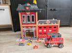 Hape houten brandweerkazerne, Ophalen of Verzenden, Gebruikt