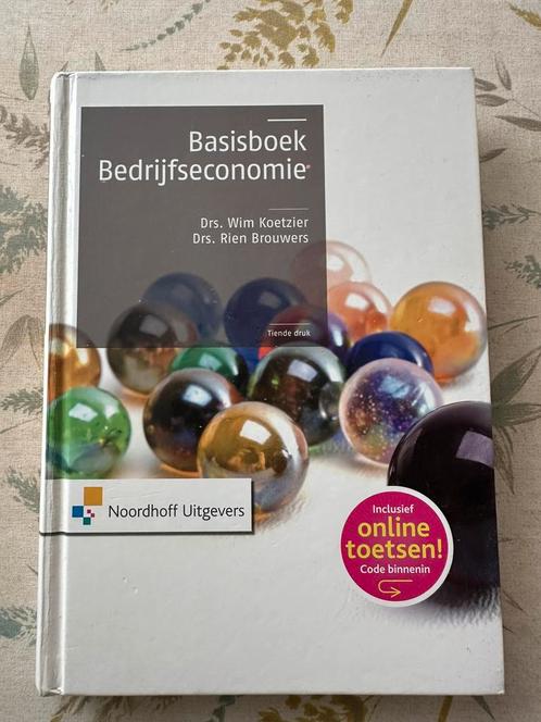 Wim Koetzier - Basisboek bedrijfseconomie, Boeken, Economie, Management en Marketing, Nieuw, Management, Ophalen of Verzenden