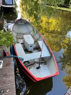 Friese schouw / stalen grachten bootje, Watersport en Boten, Ophalen, Gebruikt, Staal, Elektrisch