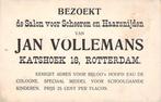 Reclame Rotterdam Kapper Vollemans Katshoek 18 en Duitsland, Zuid-Holland, Ongelopen, Voor 1920, Verzenden