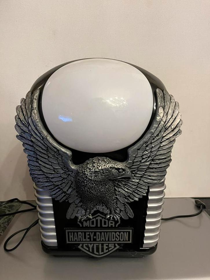 Harley Davidson radio met originele lamp, Audio, Tv en Foto, Radio's, Ophalen of Verzenden