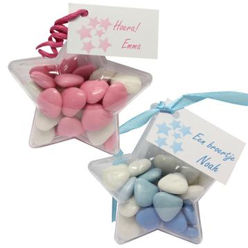 Babyshower bedankjes gepersonaliseerd beschikbaar voor biedingen