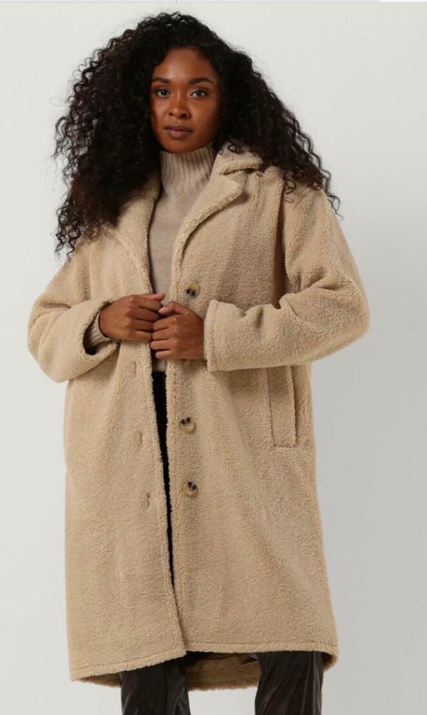 Nieuwe Selected femme teddy jas 36-38, Kleding | Dames, Jassen | Winter, Nieuw, Maat 36 (S), Beige, Ophalen of Verzenden