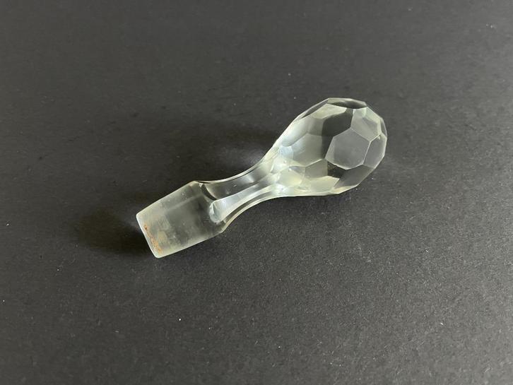 Antieke glazen stop voor stopfles/karaf, Antiek en Kunst, Antiek | Glas en Kristal, Ophalen of Verzenden