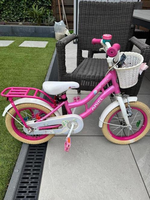 Ariel Meisjesfiets 14 inch, Fietsen en Brommers, Fietsen | Meisjes, Gebruikt, 14 inch of minder, Handrem, Ophalen