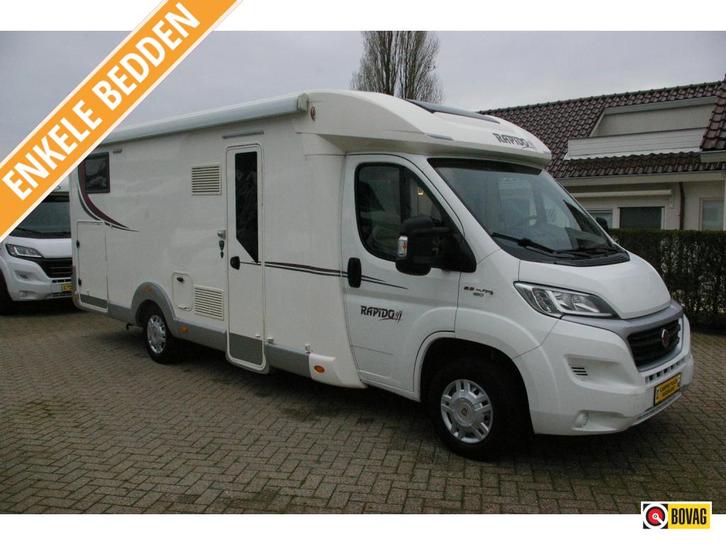 Rapido Le Randonneur 666 F Enkele bedden, XXL Garage, Caravans en Kamperen, Campers, Bedrijf, tot en met 4, Half-integraal, Rapido