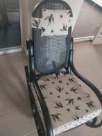 Schommelstoel Thonet stijl, Huis en Inrichting, Stoelen, Riet of Rotan, Gebruikt, Verzenden, Zwart