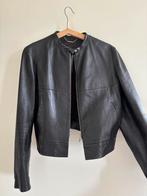 Versace leren jas maat 36/38, Kleding | Dames, Jassen | Zomer, Ophalen of Verzenden, Zo goed als nieuw, Maat 36 (S), Zwart