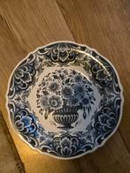 Delfts Blauw wandbord Bloemstuk nr 523 BM, Ophalen of Verzenden
