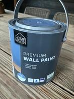 muurverf blauw, Doe-het-zelf en Verbouw, Verf, Beits en Lak, Ophalen, Gebruikt, Blauw, Verf
