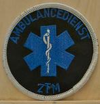 Ambulance patch "ZTM", Ophalen of Verzenden, Nederland, Embleem of Badge