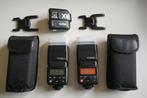 Godox TT350 flash 2x met X1 voor Fuji, Ophalen of Verzenden, Zo goed als nieuw, Overige merken, Kantelbaar