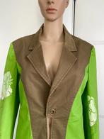H410 Skunkfunk: maat 38=M jasje blazer colbert groen/bruin, Kleding | Dames, Maat 38/40 (M), Skunkfunk, Ophalen of Verzenden, Zo goed als nieuw