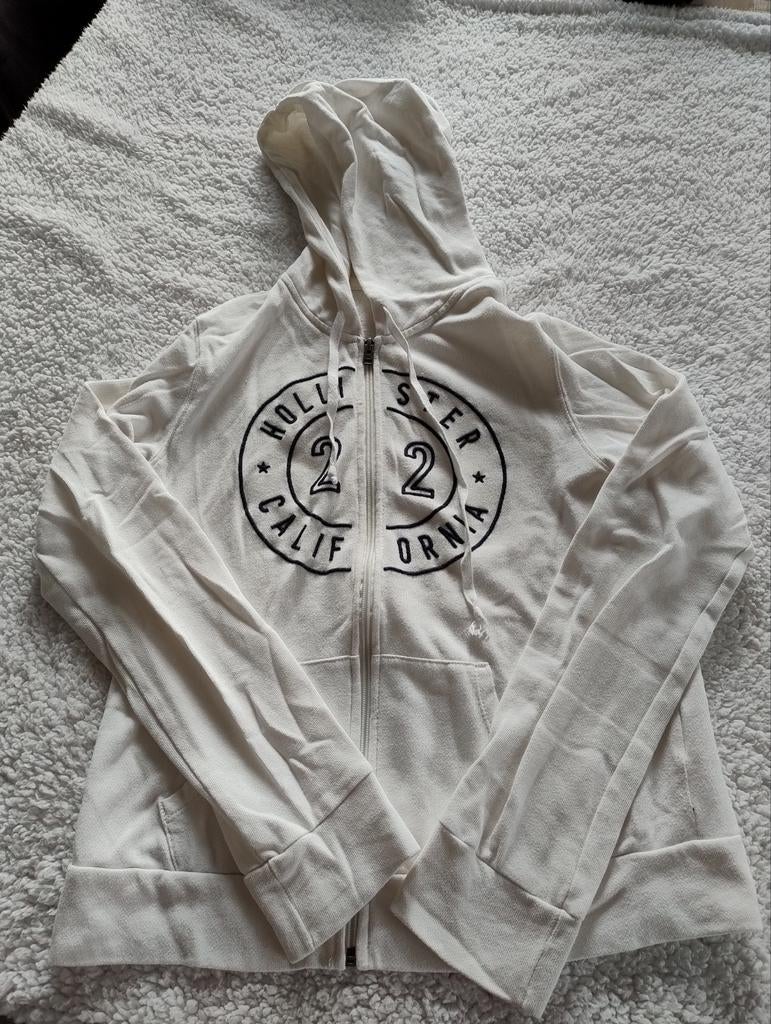 Hollister vest maat S, Kleding | Dames, Truien en Vesten, Wit, Ophalen of Verzenden, Maat 36 (S), Gedragen
