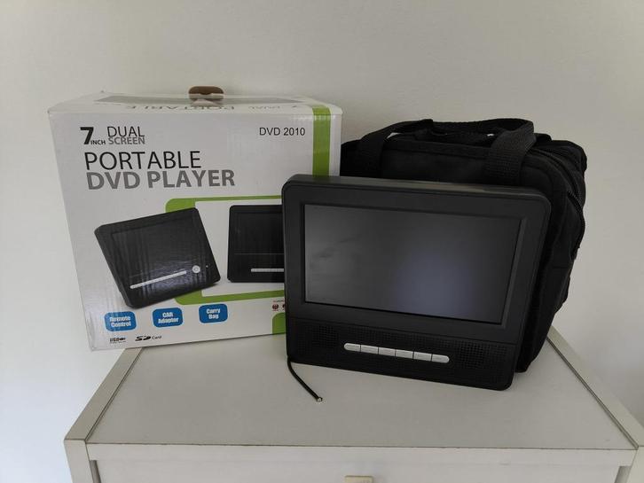 Draagbare 7" Dual-Screen DVD speler, Audio, Tv en Foto, Dvd-spelers, Nieuw, Dvd-speler, Overige merken, Ophalen of Verzenden