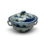 18e of 19e eeuwse Chinees porseleinen dekselkom, Antiek en Kunst, Ophalen of Verzenden