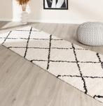 Fraai hoogpolige loper (80 x 500) met anti slip mat (Volero), Huis en Inrichting, Stoffering | Tapijten en Kleden, Crème, 200 cm of meer