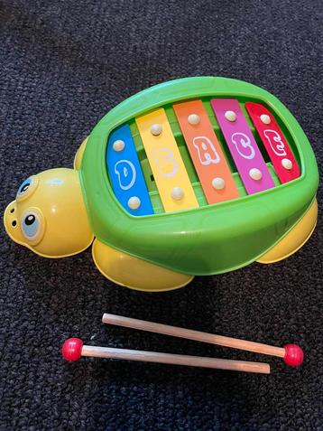 Xylofoon schildpad met stokjes beschikbaar voor biedingen
