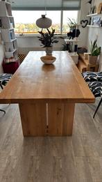Massief grenen eettafel (230x100), Huis en Inrichting, Tafels | Eettafels, Ophalen, Zo goed als nieuw, Rechthoekig, 50 tot 100 cm