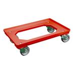 Polypropyleen (Rood) Dolly, Doe-het-zelf en Verbouw, Transportwagens, Gebruikt, Transportkar, 100 liter of meer, Ophalen