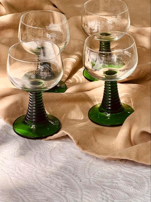 Vintage wijnglazen Roemer, Verzamelen, Glas en Borrelglaasjes, Gebruikt, Overige typen, Ophalen of Verzenden
