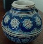 August Fuchs Vaasje/potje - Blauw Keramiek Westerwald, Antiek en Kunst, Antiek | Keramiek en Aardewerk, Ophalen of Verzenden