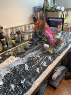 Diorama Germany WW2 geraakt gebombardeerd schip schaal 1/350, Ophalen, Gebruikt, 1:200 of kleiner