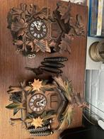 2 antieke koekoeksklokken met muziek carrousel, Antiek en Kunst, Ophalen of Verzenden