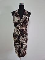 J551 - Bruine Vera Mont halterjurk maat 38 (1), Maat 38/40 (M), Bruin, Ophalen of Verzenden, Zo goed als nieuw