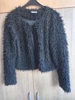 Zwart harig kort vestje van Fee Red maat S/M, Kleding | Dames, Fee Red, Ophalen of Verzenden, Zo goed als nieuw, Zwart