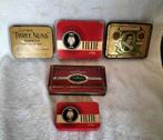 Mooie oude sigaren -/tabaksblikjes, Ophalen of Verzenden, Zo goed als nieuw, Overige