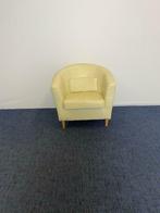 3 x Fauteuil IKEA kunstleer crème, Ophalen, Gebruikt, Minder dan 75 cm, 50 tot 75 cm