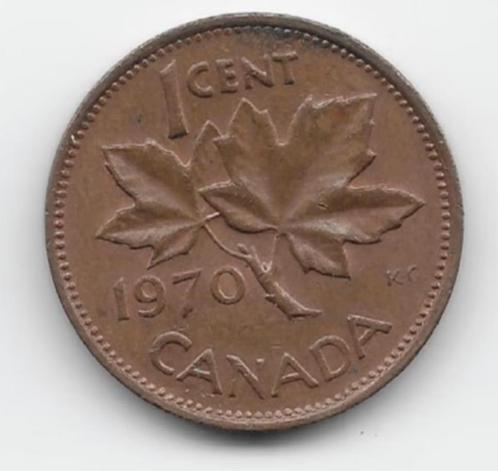 Canada 1 cent 1970 KM# 59.1, Postzegels en Munten, Munten | Amerika, Losse munt, Noord-Amerika, Verzenden