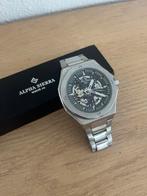 Falcon Alpha Sierra Herenhorloge Zilver, Sieraden, Tassen en Uiterlijk, Horloges | Heren, Overige merken, Staal, Gebruikt, Polshorloge