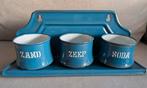 Emaille Zand Zeep Soda setje, Antiek en Kunst, Ophalen of Verzenden
