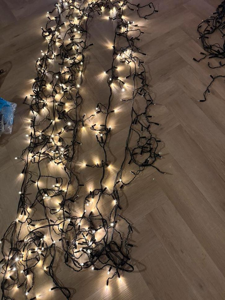 Intratuin ijspegel verlichting 3x 5 meter, 1 x 4 meter, Diversen, Kerst, Gebruikt, Ophalen of Verzenden