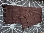 Acne Studios bruine wollen shawl - 180cm, Ophalen of Verzenden, Zo goed als nieuw, Maat 46/48 (XL) of groter, Sjaal