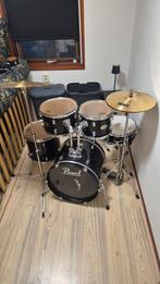 Pearl Drumstel - Gebruikt met nieuwe bekkenset, Ophalen of Verzenden, Gebruikt, Pearl