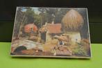 Vintage Efteling puzzel uit de jaren 70 : Kabouterdorp puzzl, Ophalen of Verzenden, Gebruikt, Overige typen