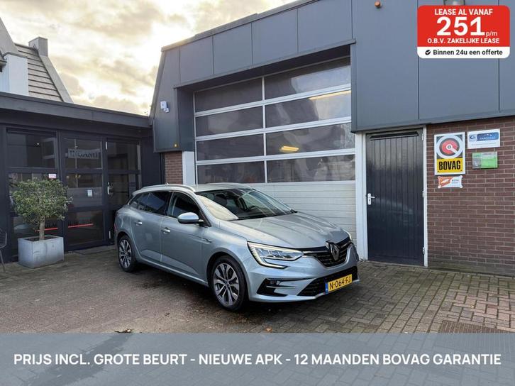 Renault Megane Estate 1.6 E-Tech Plug-In Hybrid 160 Intens *, Auto's, Renault, Bedrijf, Te koop, Mégane, ABS, Achteruitrijcamera