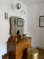 Vintage Kaptafel met gebruikssporen, Gebruikt, Minder dan 100 cm, Hout, 50 tot 100 cm