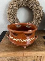 Prachtige grote vintage Workumer bloempot, Ophalen of Verzenden
