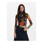 Desigual Shirt in Oranje maat M, Maat 38/40 (M), Nieuw, Ophalen of Verzenden, Desigual@desigual.com