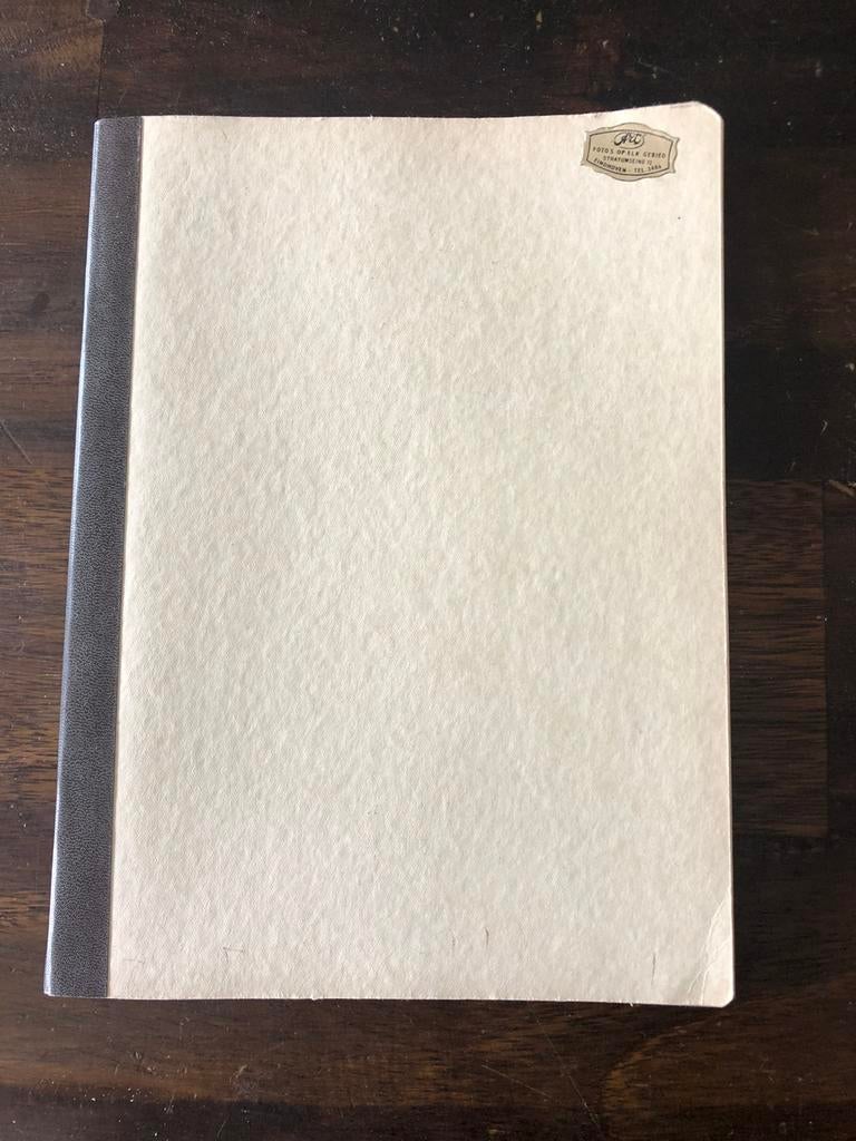 Vintage oud fotoalbum zonder kaft 18 x 24 cm, Audio, Tv en Foto, Fotoalbums en Accessoires, Ophalen of Verzenden, Zo goed als nieuw