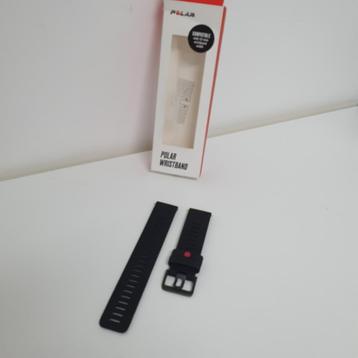 Polar Siliconen Bandje Zwart M/L 22mm beschikbaar voor biedingen