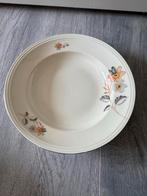 6 Antieke Diepe Borden St. Amand Bloemen, Antiek en Kunst, Antiek | Servies los, Ophalen of Verzenden